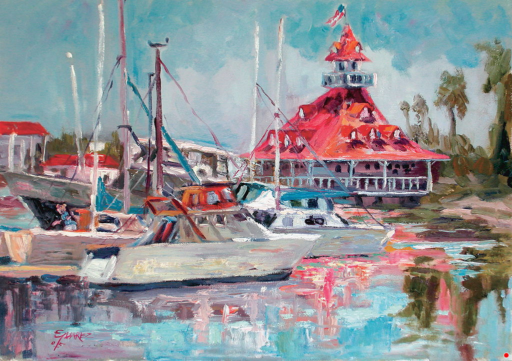 Boat House Coronado by Edward Juarez