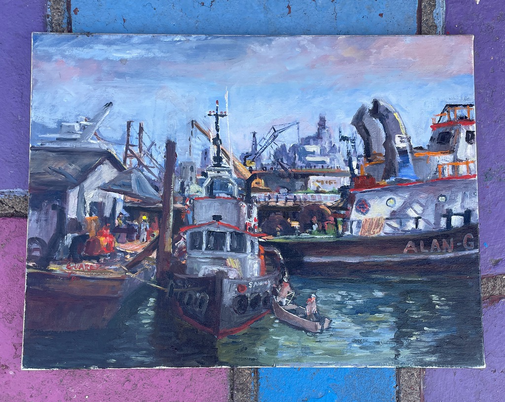 Tug Boats of San Diego by Edward Juarez